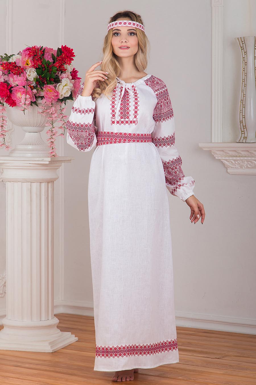 A playful frame from Women in Slavic costumes — online in Incheon