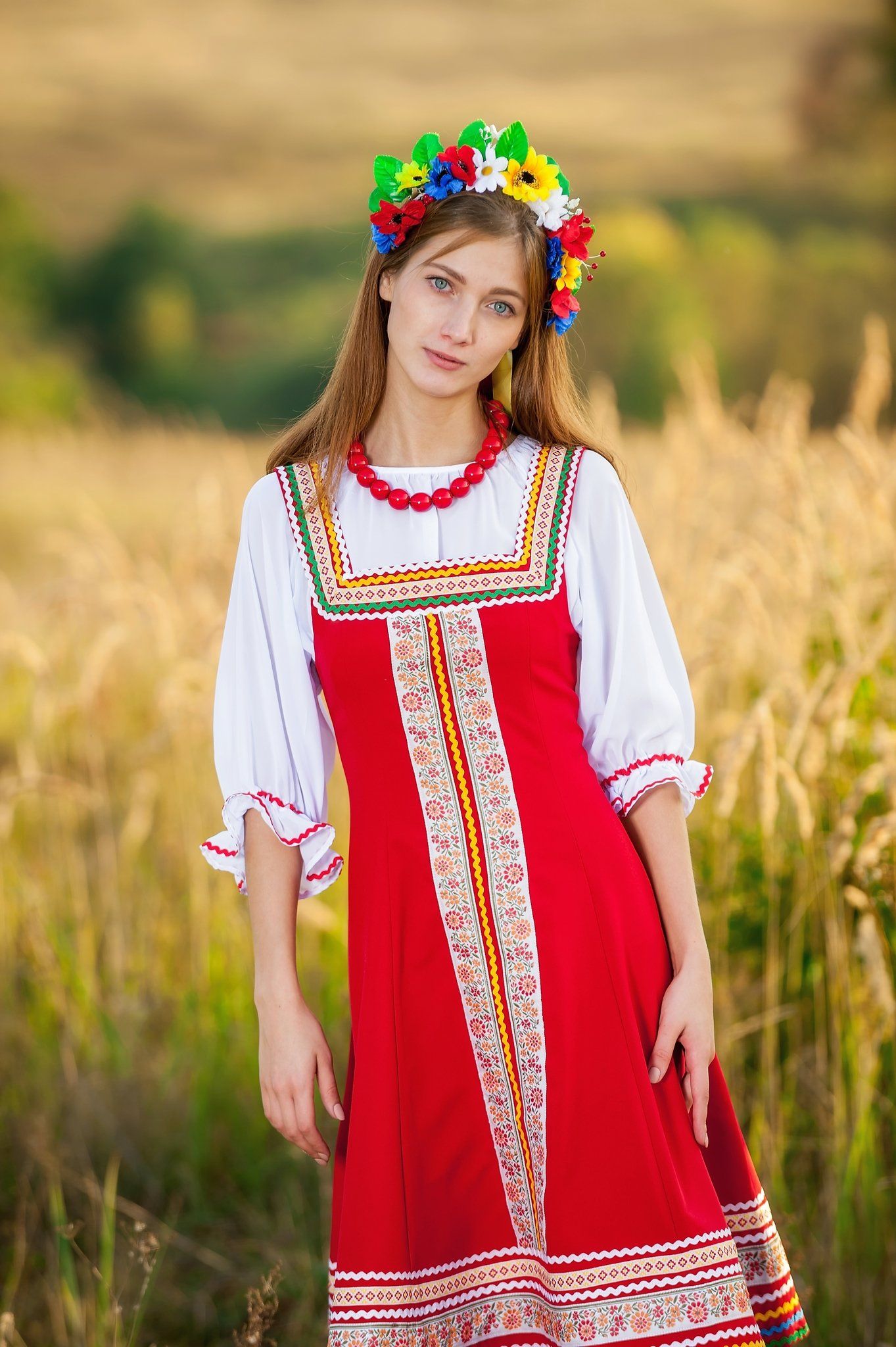 Women in Slavic costumes in Incheon — step in, relax, and chat live